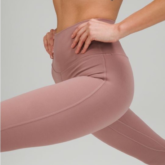Lululemon Align High Rise Pant 28” Pink Taupe - Picture 3 of 12